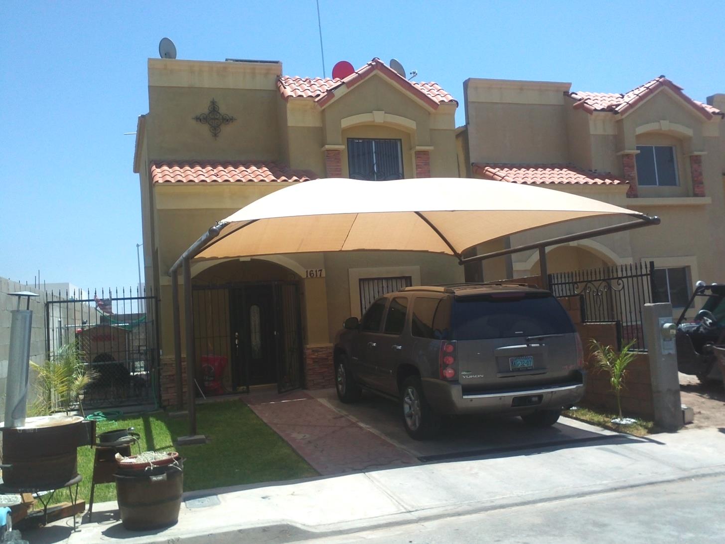 Cubierta de malla sombra premium en Baja California
